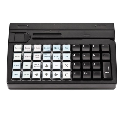 POS клавиатура Posiflex KB-4000UB черная купить в Санкт-Петербурге