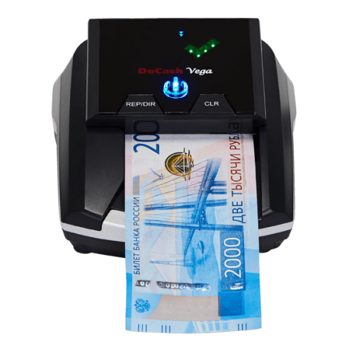 Автоматический детектор банкнот DoCash Vega RUB (без АКБ) купить в Санкт-Петербурге