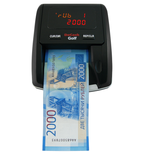 Автоматический детектор банкнот DoCash Golf RUB (с АКБ) купить в Санкт-Петербурге