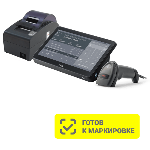POS-система АТОЛ Mark Optima (АТОЛ 50Ф без ФН, POS-терминал 11.6", Windows 10 IoT, Frontol 6, сканер ШК SB2108 Plus) купить в Санкт-Петербурге