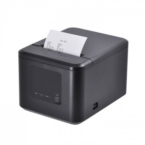 Чековый принтер MERTECH Q80 (203 dpi, черный, термопечать, USB/RS-232/Ethernet, с автоотрезчиком)