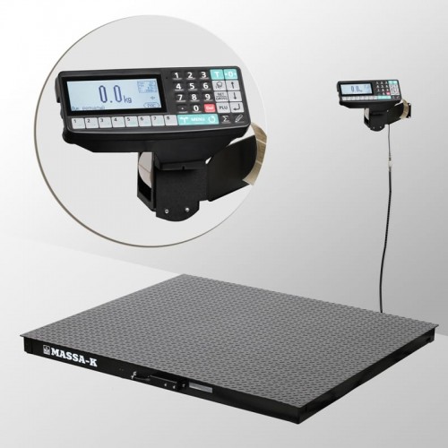 Весы платформенные с печатью этикеток 4D-PМ-20/15-1000-RP