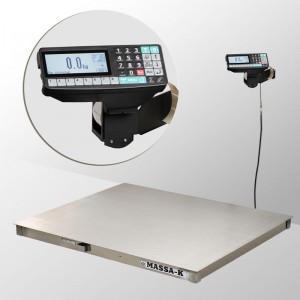 Весы платформенные с печатью этикеток 4D-PM.S-12/10-500-RP