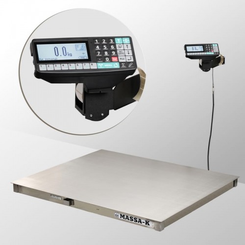 Весы платформенные с печатью этикеток 4D-P.S-3-2000-RP