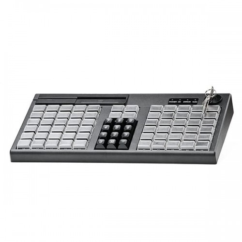 POS клавиатура АТОЛ KB-76-KU (rev.2) черная c ридером магнитных карт на 1-3 дорожки купить в Санкт-Петербурге
